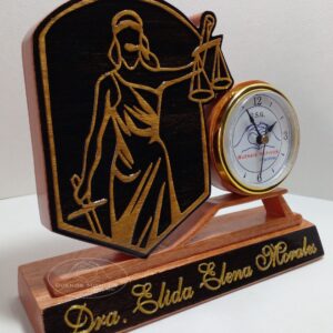 Reloj de apoyo Dama de la Justicia